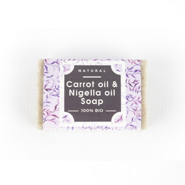 Savon surgras à l' huile de carotte et de Nigelle
